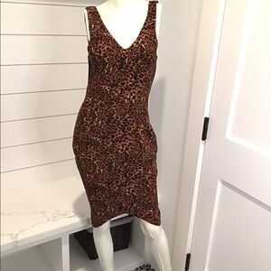 ASTR leopard dress